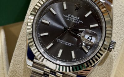 Rolex Datejust 126334 Rhodium Jubilee Ghiera Oro Bianco 2023 Like New 41mm – 12500€