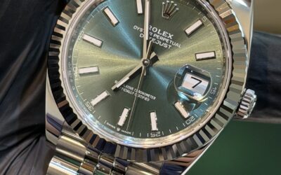Rolex Datejust Verde 126334 Jubilee Ghiera Oro Bianco Nuovo 04.2026 41mm – 14250€