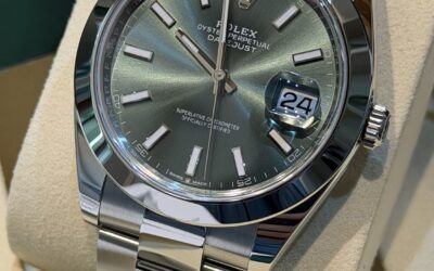 Rolex Datejust 126300 Verde Oyster Nuovissimo Aprile 2026 41mm – 10250€