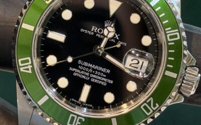 Rolex Submariner Data 16610LV KERMIT Anno 2007 Revisione 2026 40mm – 11950€
