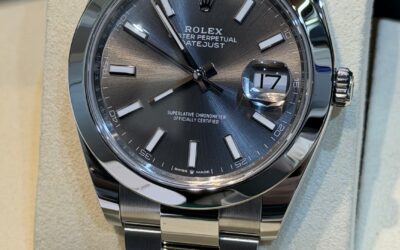 – RISERVATO – Rolex Datejust 126300 Rhodium Nuovissimo Luglio 2026 41mm – 9750€