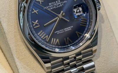 Rolex Datejust 126200 Blu Roman Jubilee 99% Nuovo Luglio 2026 36mm – 9250€