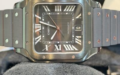 Cartier Santos Large Nero WSSA0039 Nuovo Luglio 2026 – 8500€