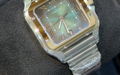 Cartier Santos Large Verde WSSA0062 Nuovo 2026 – 7750€