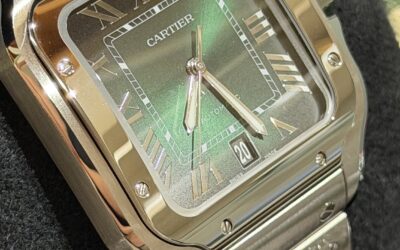 Cartier Santos Large Verde WSSA0062 Nuovissimo 2026 – 7800€
